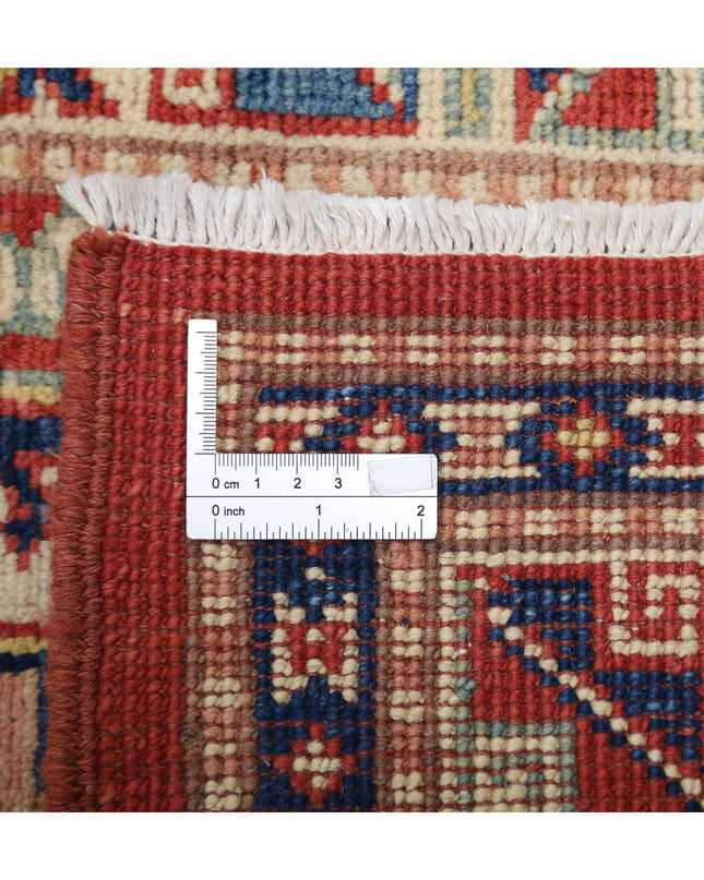 Ziegler 3' 0" X 4' 10" Hand Knotted Wool Rug 3' 0" X 4' 10" (91 X 147) / Red / Wool