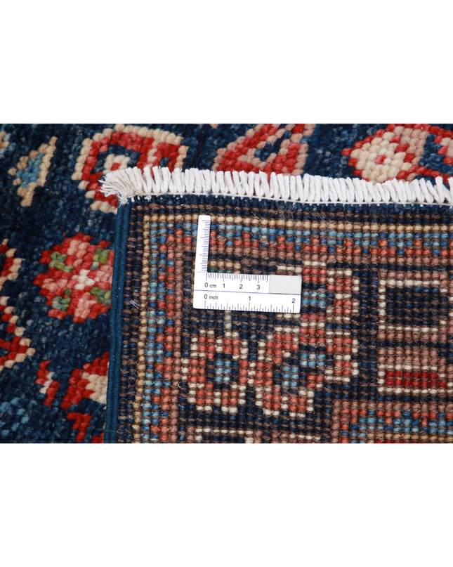 Ziegler 3' 4" X 4' 10" Hand Knotted Wool Rug 3' 4" X 4' 10" (101 X 147) / Blue / Wool