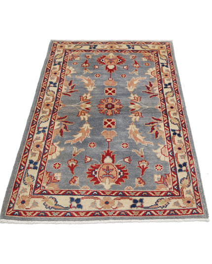 Ziegler 3' 1" X 4' 8" Hand Knotted Wool Rug 3' 1" X 4' 8" (94 X 142) / Grey / Wool