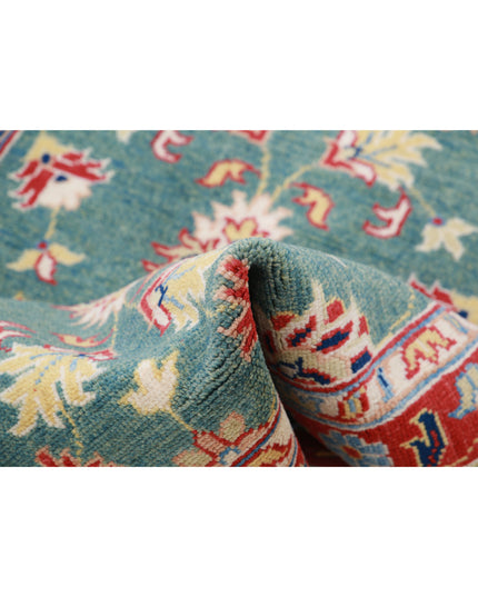 Ziegler 3' 2" X 4' 10" Hand Knotted Wool Rug 3' 2" X 4' 10" (97 X 147) / Green / Wool