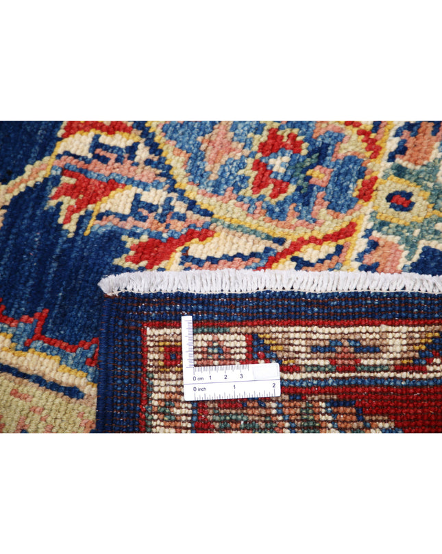 Ziegler 3' 4" X 5' 1" Hand Knotted Wool Rug 3' 4" X 5' 1" (101 X 155) / Blue / Wool