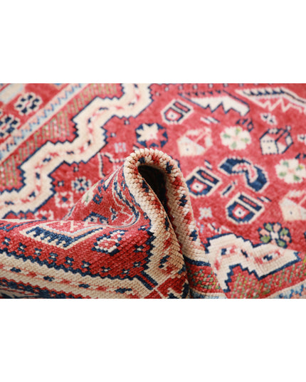 Ziegler 3' 3" X 4' 1" Hand Knotted Wool Rug 3' 3" X 4' 1" (99 X 124) / Red / Wool