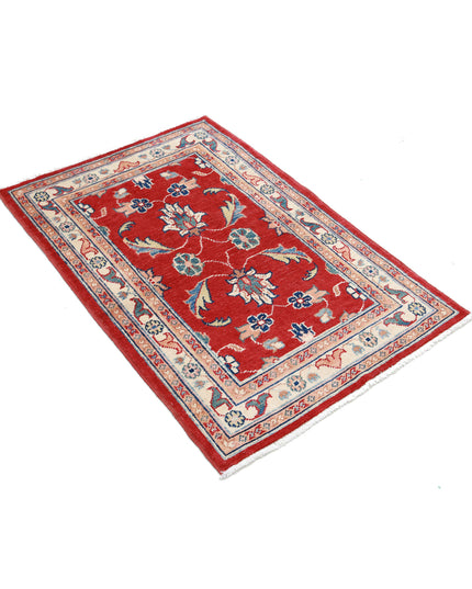Ziegler 2' 8" X 3' 10" Hand Knotted Wool Rug 2' 8" X 3' 10" (81 X 117) / Red / Wool