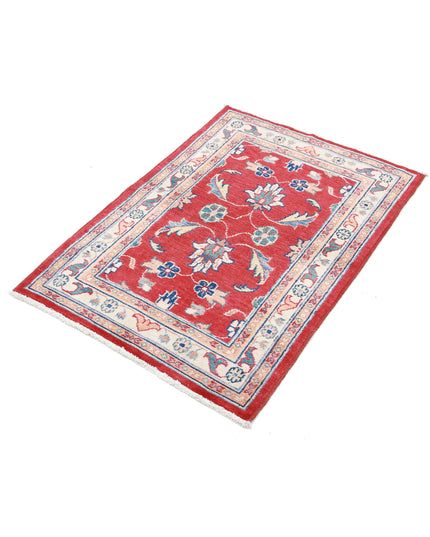 Ziegler 2' 8" X 3' 10" Hand Knotted Wool Rug 2' 8" X 3' 10" (81 X 117) / Red / Wool