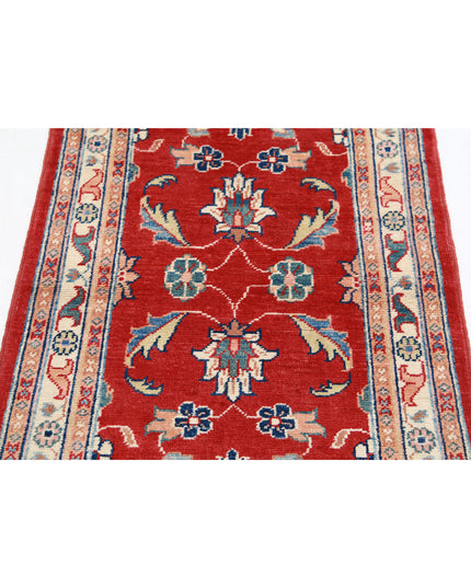 Ziegler 2' 8" X 3' 10" Hand Knotted Wool Rug 2' 8" X 3' 10" (81 X 117) / Red / Wool