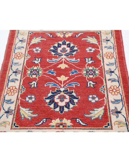 Ziegler 2' 7" X 3' 8" Hand Knotted Wool Rug 2' 7" X 3' 8" (79 X 112) / Red / Wool