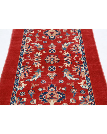 Ziegler 3' 0" X 4' 5" Hand Knotted Wool Rug 3' 0" X 4' 5" (91 X 135) / Red / Wool