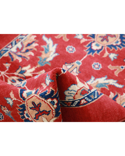 Ziegler 3' 0" X 4' 5" Hand Knotted Wool Rug 3' 0" X 4' 5" (91 X 135) / Red / Wool