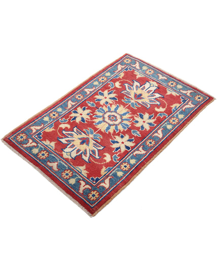 Ziegler 2' 2" X 3' 2" Hand Knotted Wool Rug 2' 2" X 3' 2" (66 X 97) / Red / Wool