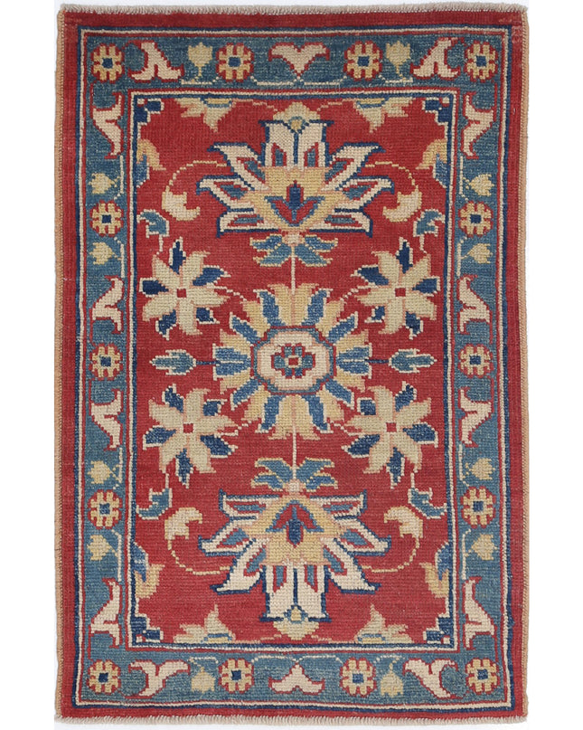 Ziegler 2' 2" X 3' 2" Hand Knotted Wool Rug 2' 2" X 3' 2" (66 X 97) / Red / Wool