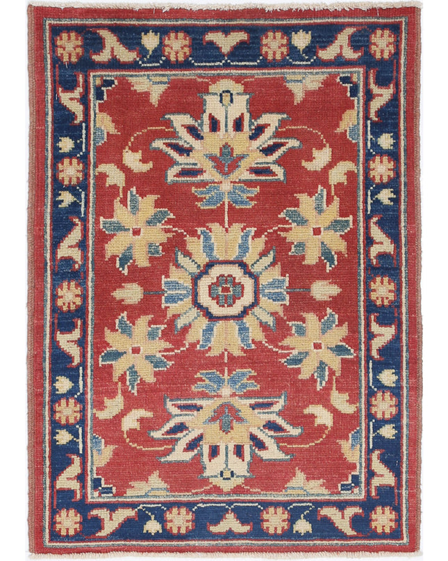Ziegler 2' 11" X 2' 2" Hand Knotted Wool Rug 2' 11" X 2' 2" (89 X 66) / Red / Wool