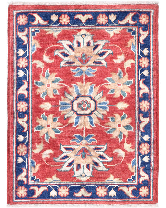 Ziegler 2' 2" X 2' 10" Hand Knotted Wool Rug 2' 2" X 2' 10" (66 X 86) / Red / Wool