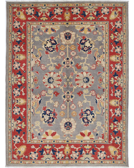 Ziegler 5' 5" X 7' 4" Hand Knotted Wool Rug 5' 5" X 7' 4" (165 X 223) / Grey / Wool