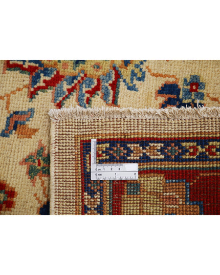 Ziegler 4' 0" X 5' 11" Hand Knotted Wool Rug 4' 0" X 5' 11" (122 X 180) / Ivory / Wool