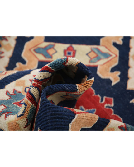 Ziegler 4' 0" X 6' 0" Hand Knotted Wool Rug 4' 0" X 6' 0" (122 X 183) / Blue / Wool