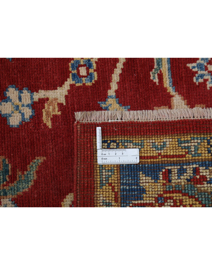 Ziegler 5' 1" X 6' 6" Hand Knotted Wool Rug 5' 1" X 6' 6" (155 X 198) / Red / Wool