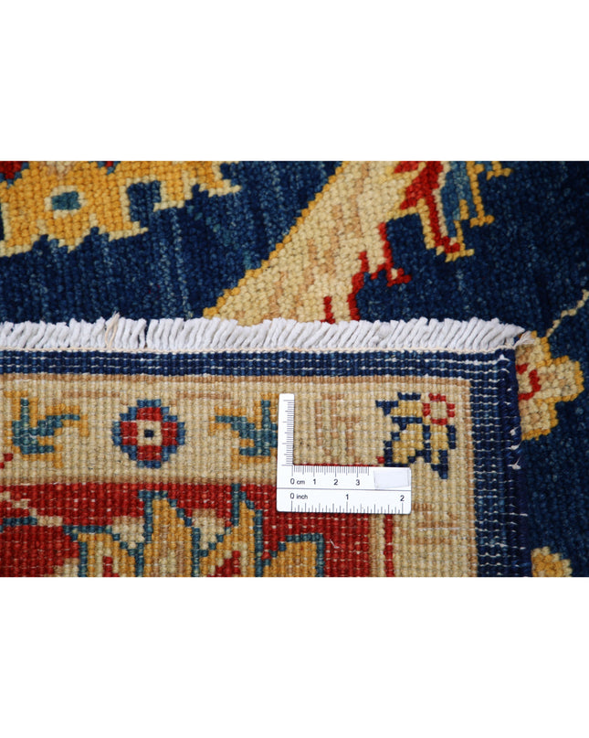 Ziegler 4' 9" X 7' 1" Hand Knotted Wool Rug 4' 9" X 7' 1" (145 X 216) / Blue / Wool