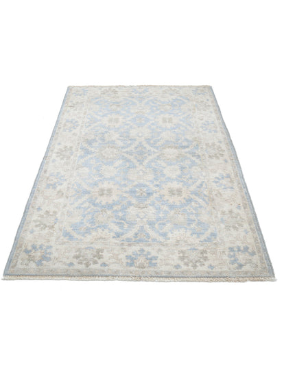 Ziegler 3' 11" X 5' 10" Hand Knotted Wool Rug 3' 11" X 5' 10" (119 X 178) / Blue / Wool