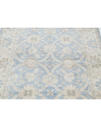 Ziegler 3' 11" X 5' 10" Hand Knotted Wool Rug 3' 11" X 5' 10" (119 X 178) / Blue / Wool