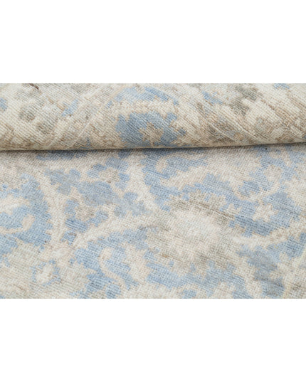 Ziegler 3' 11" X 5' 10" Hand Knotted Wool Rug 3' 11" X 5' 10" (119 X 178) / Blue / Wool