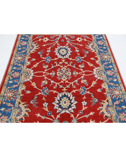 Ziegler 5' 1" X 6' 1" Hand Knotted Wool Rug 5' 1" X 6' 1" (155 X 185) / Red / Wool