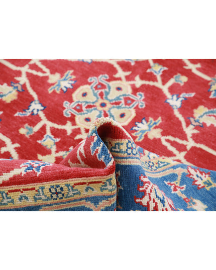 Ziegler 5' 1" X 6' 1" Hand Knotted Wool Rug 5' 1" X 6' 1" (155 X 185) / Red / Wool