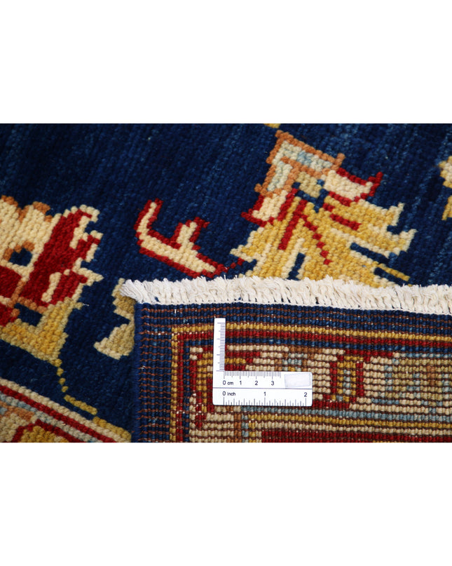 Ziegler 3' 0" X 4' 9" Hand Knotted Wool Rug 3' 0" X 4' 9" (91 X 145) / Blue / Wool