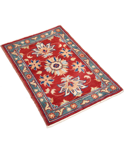 Ziegler 2' 0" X 2' 11" Hand Knotted Wool Rug 2' 0" X 2' 11" (61 X 89) / Red / Wool