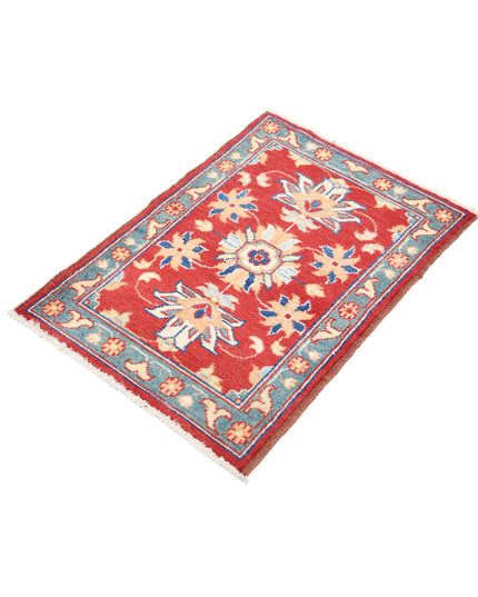 Ziegler 2' 0" X 2' 11" Hand Knotted Wool Rug 2' 0" X 2' 11" (61 X 89) / Red / Wool