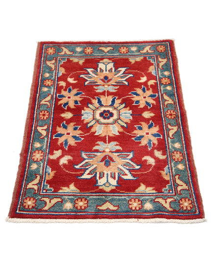 Ziegler 2' 0" X 2' 11" Hand Knotted Wool Rug 2' 0" X 2' 11" (61 X 89) / Red / Wool