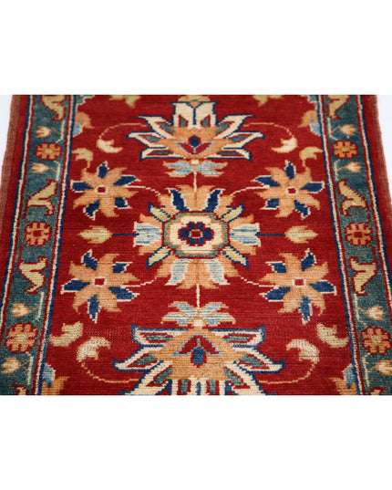 Ziegler 2' 0" X 2' 11" Hand Knotted Wool Rug 2' 0" X 2' 11" (61 X 89) / Red / Wool