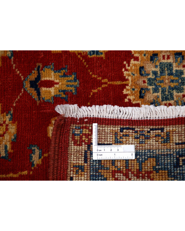 Ziegler 3' 4" X 4' 9" Hand Knotted Wool Rug 3' 4" X 4' 9" (101 X 145) / Red / Wool