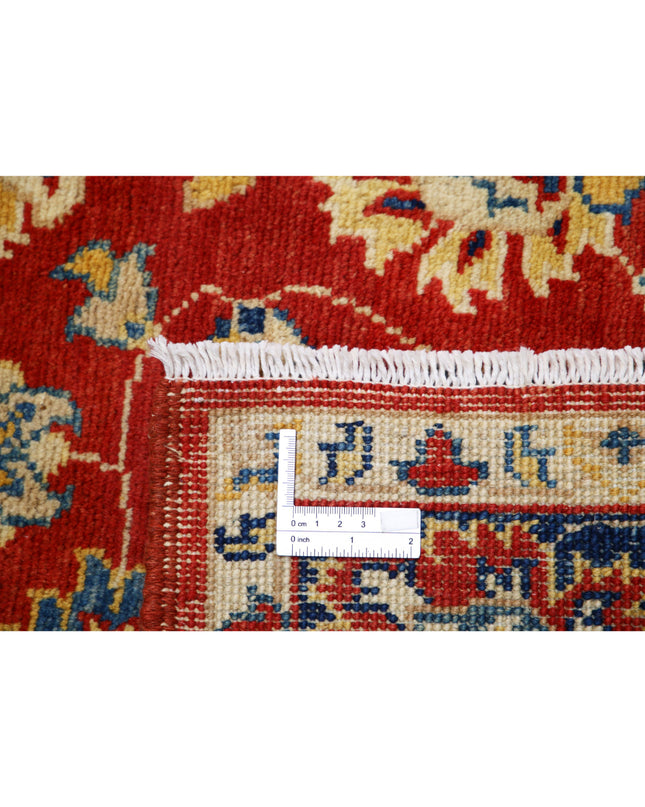Ziegler 4' 0" X 5' 10" Hand Knotted Wool Rug 4' 0" X 5' 10" (122 X 178) / Red / Wool