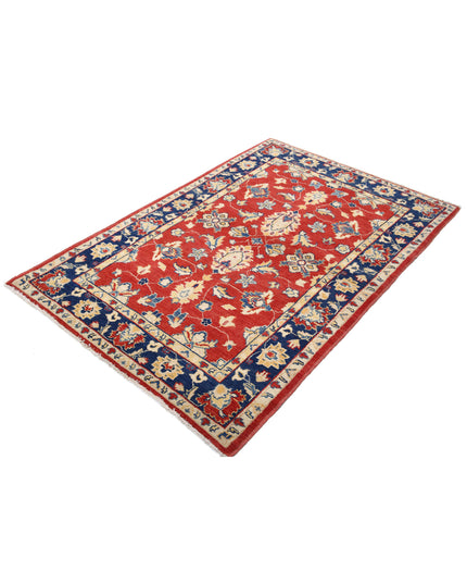 Ziegler 3' 10" X 5' 8" Hand Knotted Wool Rug 3' 10" X 5' 8" (117 X 173) / Red / Wool
