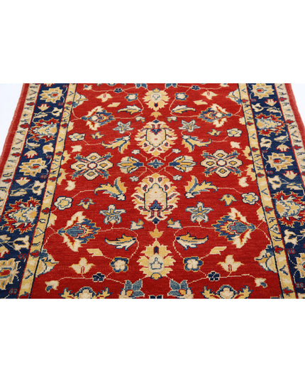 Ziegler 3' 10" X 5' 8" Hand Knotted Wool Rug 3' 10" X 5' 8" (117 X 173) / Red / Wool