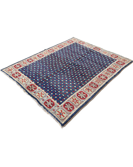 Ziegler 6' 6" X 9' 7" Hand Knotted Wool Rug 6' 6" X 9' 7" (198 X 292) / Red / Wool