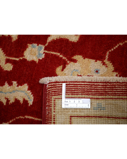 Ziegler 4' 11" X 7' 1" Hand Knotted Wool Rug 4' 11" X 7' 1" (150 X 216) / Red / Wool