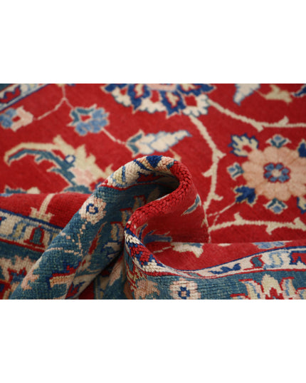 Ziegler 4' 9" X 6' 6" Hand Knotted Wool Rug 4' 9" X 6' 6" (145 X 198) / Red / Wool