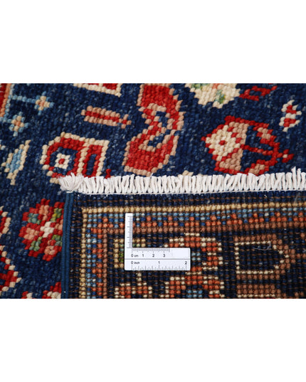 Ziegler 3' 4" X 4' 10" Hand Knotted Wool Rug 3' 4" X 4' 10" (101 X 147) / Blue / Wool