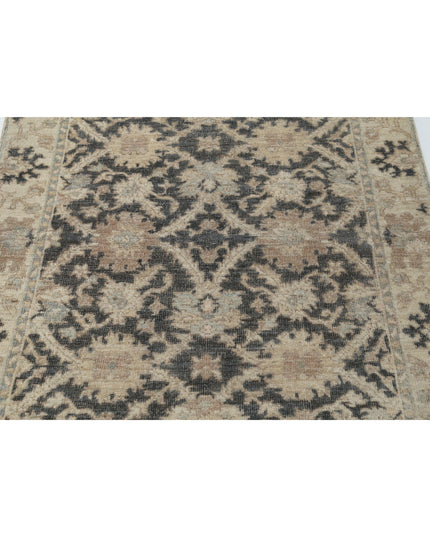 Ziegler 3' 9" X 5' 7" Hand Knotted Wool Rug 3' 9" X 5' 7" (114 X 170) / Grey / Wool