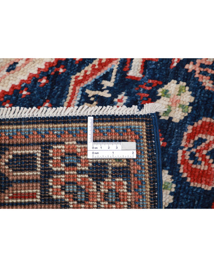 Ziegler 3' 3" X 4' 10" Hand Knotted Wool Rug 3' 3" X 4' 10" (99 X 147) / Blue / Wool
