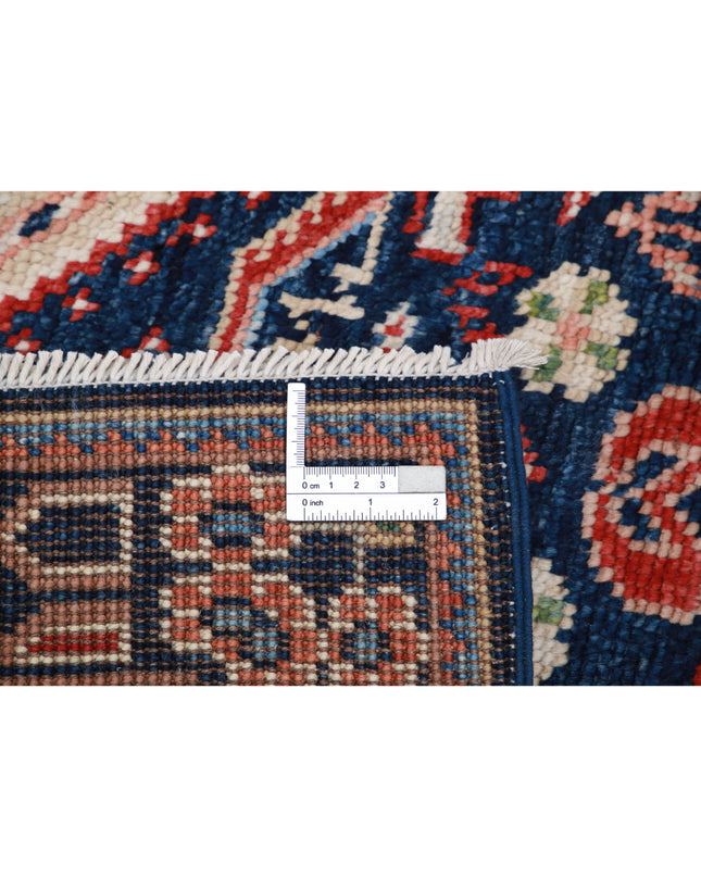 Ziegler 3' 3" X 4' 10" Hand Knotted Wool Rug 3' 3" X 4' 10" (99 X 147) / Blue / Wool