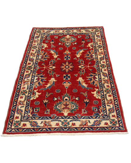 Ziegler 3' 1" X 5' 0" Hand Knotted Wool Rug 3' 1" X 5' 0" (94 X 152) / Red / Wool