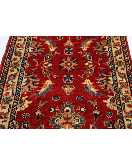 Ziegler 3' 1" X 5' 0" Hand Knotted Wool Rug 3' 1" X 5' 0" (94 X 152) / Red / Wool