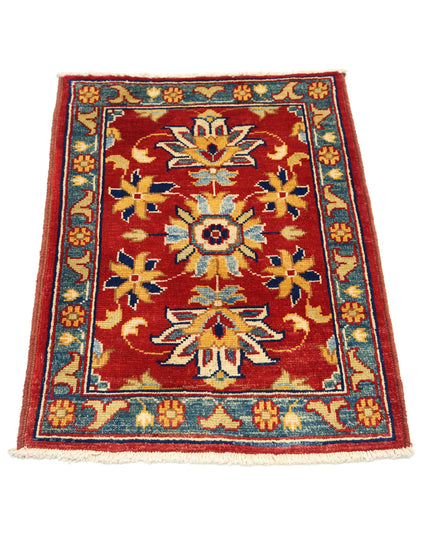 Ziegler 2' 0" X 2' 11" Hand Knotted Wool Rug 2' 0" X 2' 11" (61 X 89) / Red / Wool