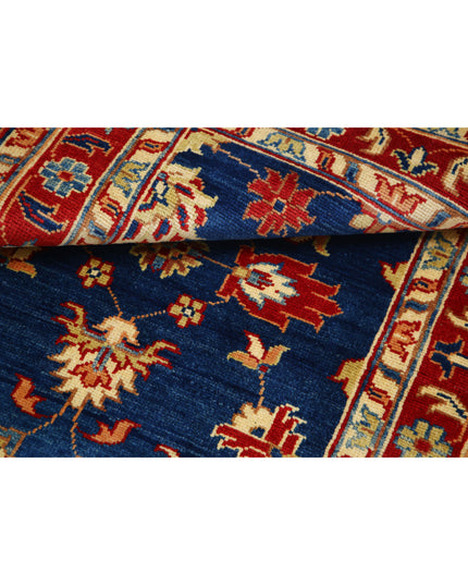 Ziegler 3' 2" X 4' 7" Hand Knotted Wool Rug 3' 2" X 4' 7" (97 X 140) / Blue / Wool