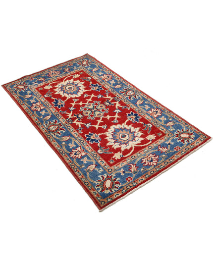 Ziegler 2' 9" X 4' 6" Hand Knotted Wool Rug 2' 9" X 4' 6" (84 X 137) / Red / Wool