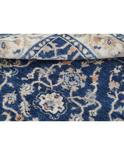 Ziegler 3' 11" X 5' 9" Hand Knotted Wool Rug 3' 11" X 5' 9" (119 X 175) / Blue / Wool