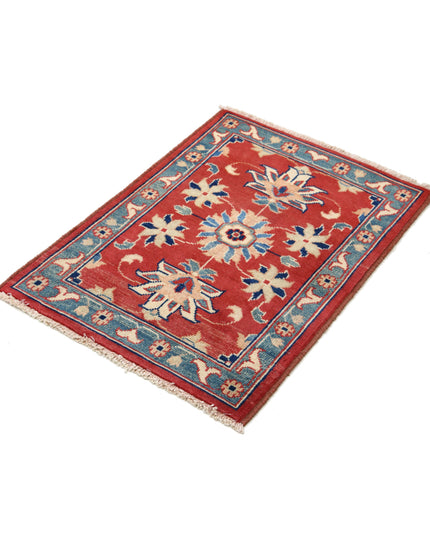 Ziegler 2' 0" X 2' 10" Hand Knotted Wool Rug 2' 0" X 2' 10" (61 X 86) / Red / Wool