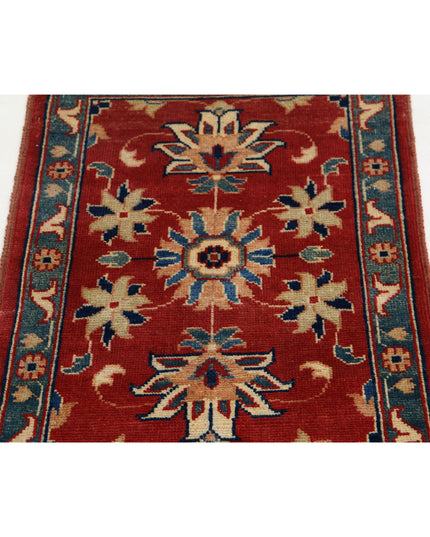 Ziegler 2' 0" X 2' 10" Hand Knotted Wool Rug 2' 0" X 2' 10" (61 X 86) / Red / Wool